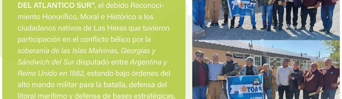 reconocen a ex combatientes 2023 HCD