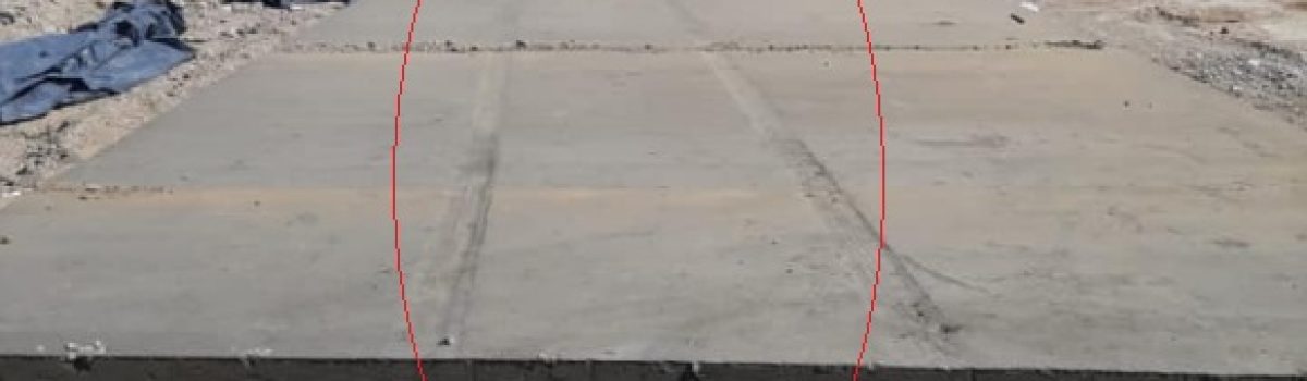 rotonda hormigon pisado
