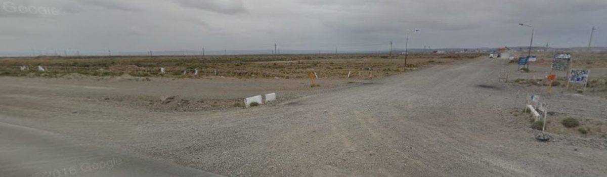 ruta ripio a planta LH 3
