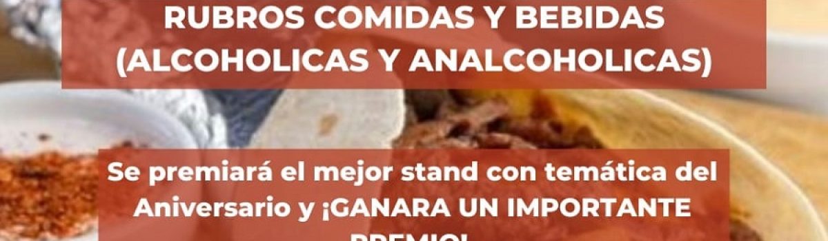 stand de comida fiesta publo 2022