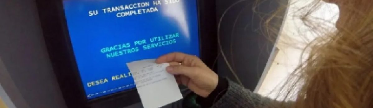 tiket cajero automatico
