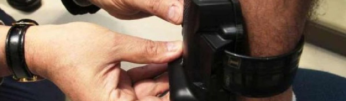 tobillera monitoriada electronica