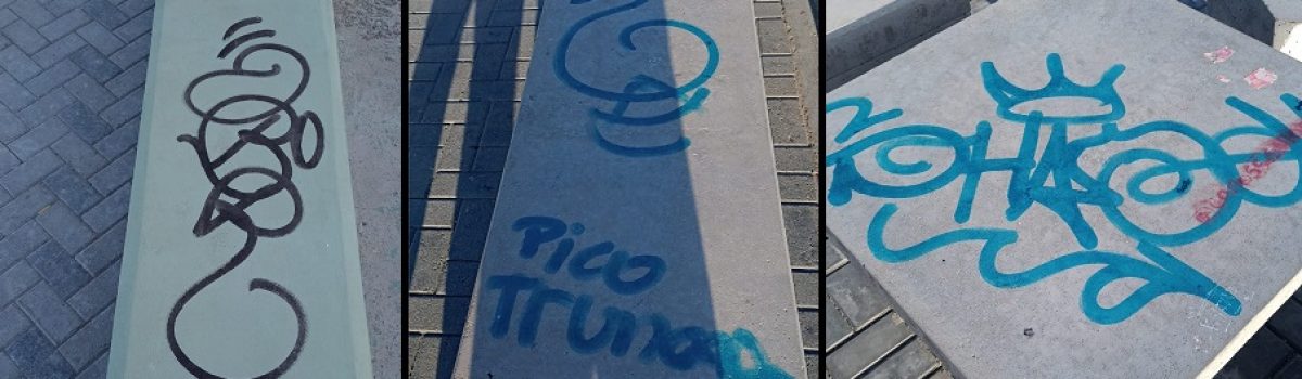 vandalizan bancos piramide