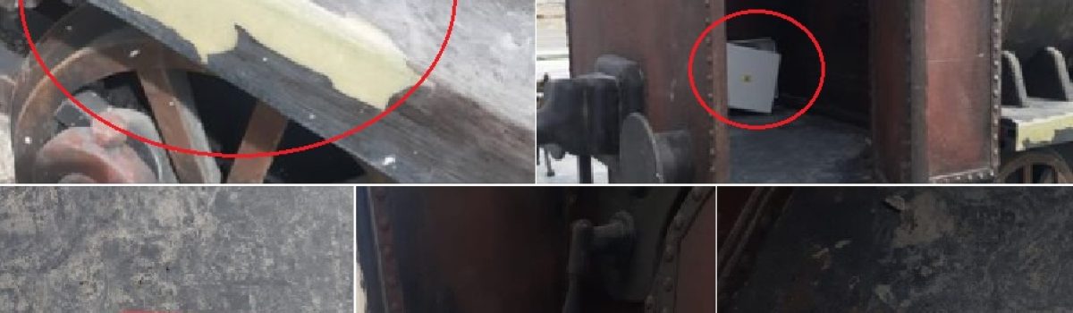vandalizan plaza del tren locomotora