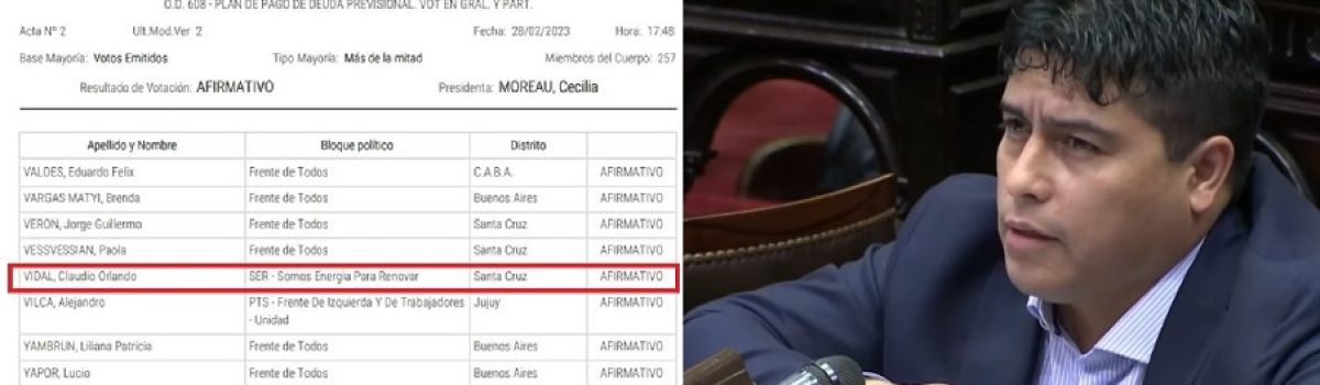 vidal voto afirmativo