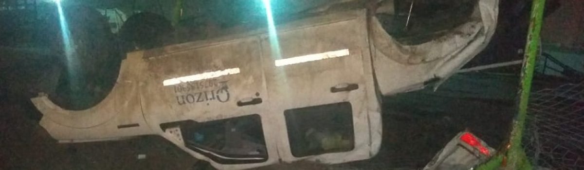 vuelco camioneta Orizon 11