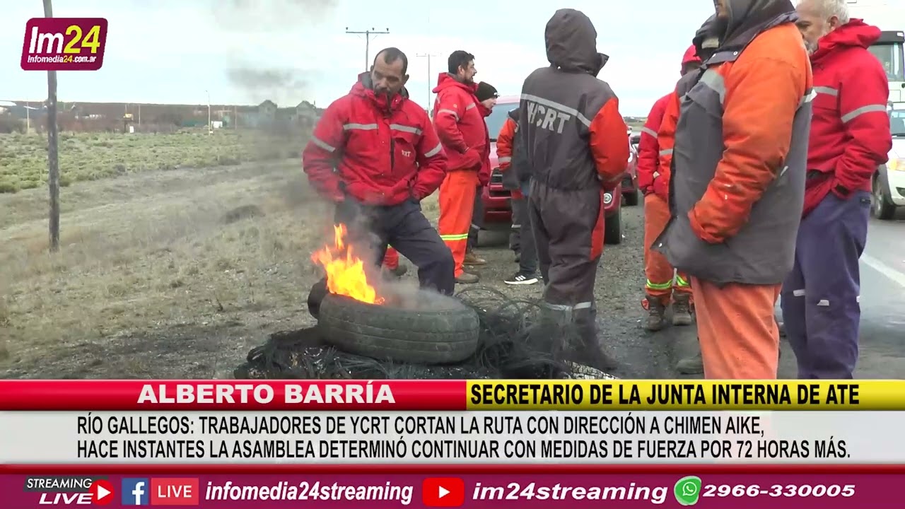 TRABAJADORES-DE-YCRT-PUNTA-LOYOLA-CORTAN-LA-RUTA-CON-DIRECCIÓN-A-CHIMEN-AIKE
