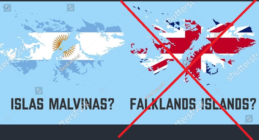 islas malvinas dibujo inglesa no
